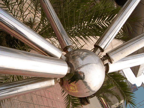 德惠不锈钢螺栓球网架